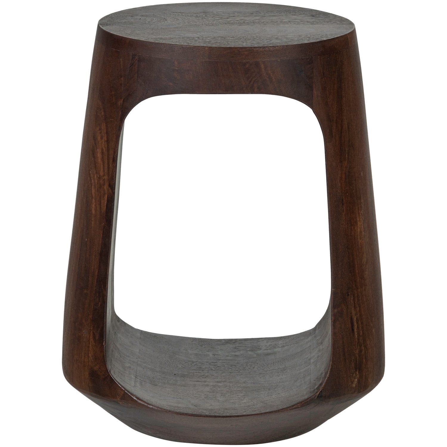 Tavolino in legno di mango noce Bayo 33x45 cm