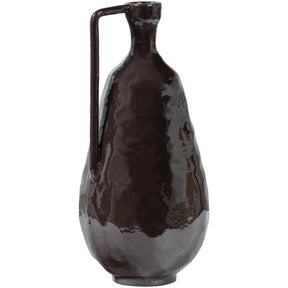Vaso in alluminio marrone Indre 18x36 cm