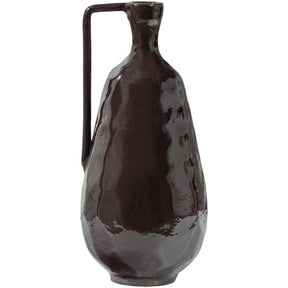 Vaso in alluminio marrone Indre 18x36 cm