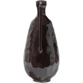 Vaso in alluminio marrone Indre 18x36 cm