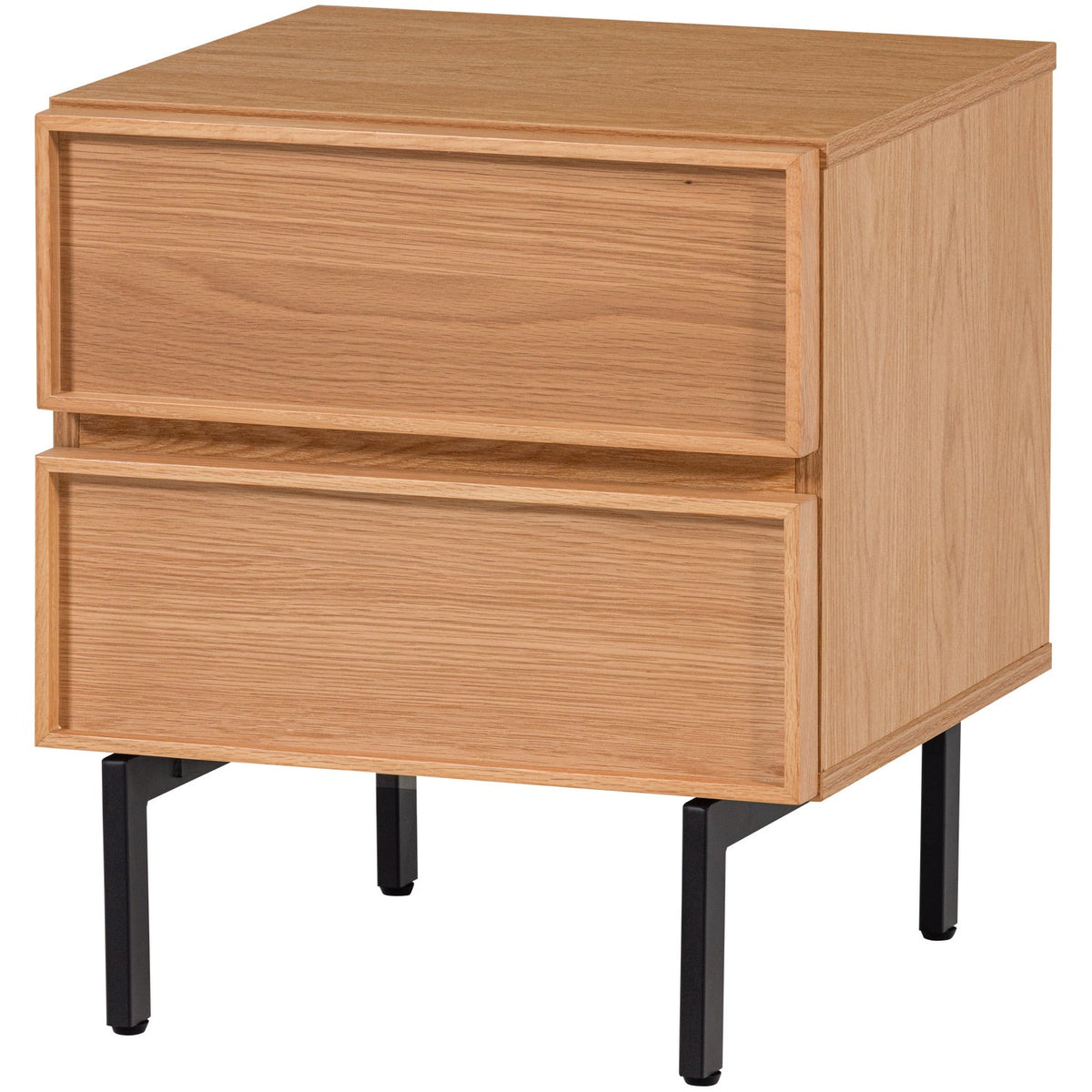 Comodino 2 cassetti Tivo 45x51 cm