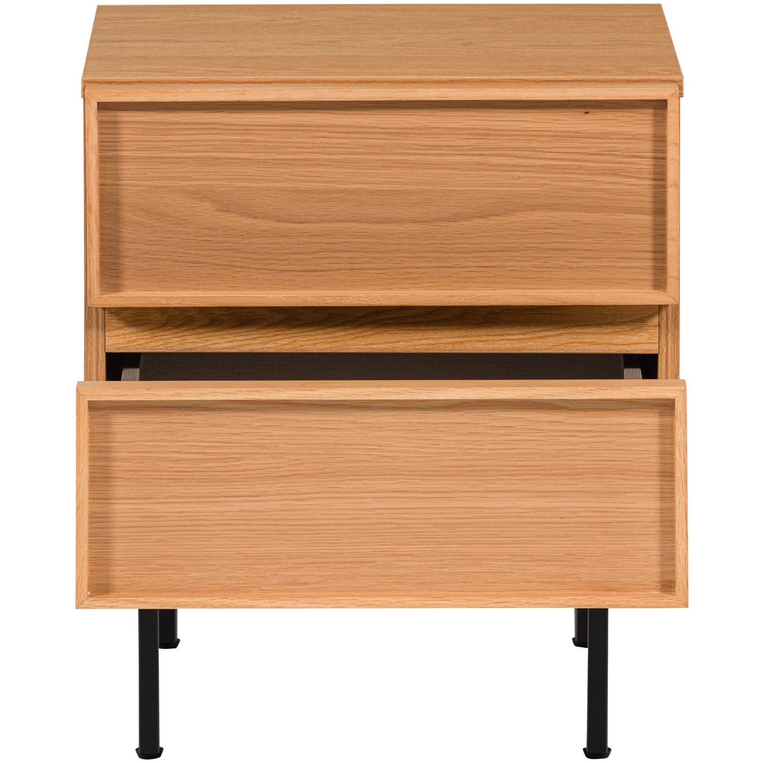 Comodino 2 cassetti Tivo 45x51 cm