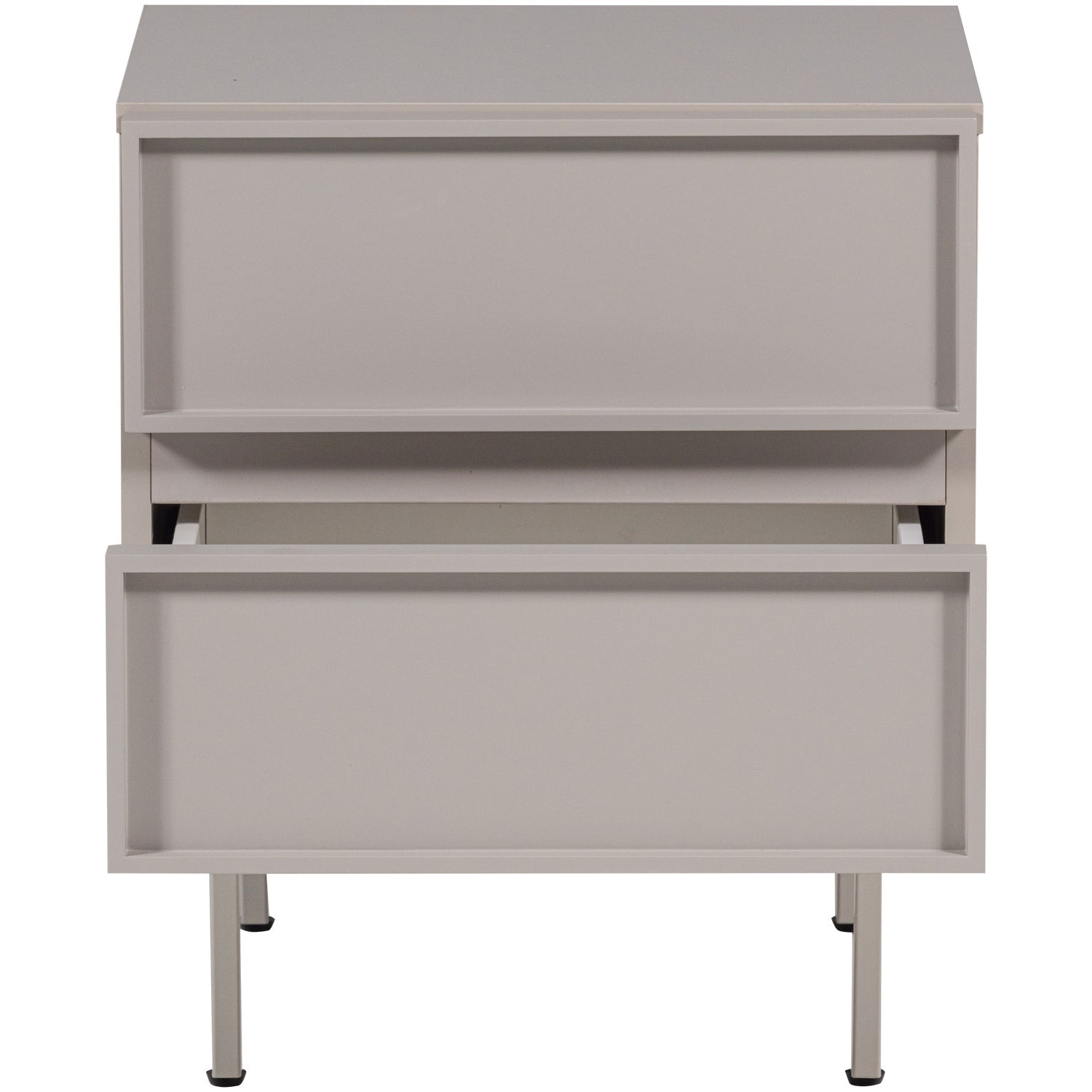 Comodino 2 cassetti Tivo 45x51 cm