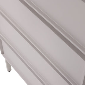 Cassettiera 4 cassetti grigio perla Tivo 102x70 cm