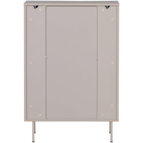 Cassettiera 4 cassetti grigio perla Tivo 102x70 cm