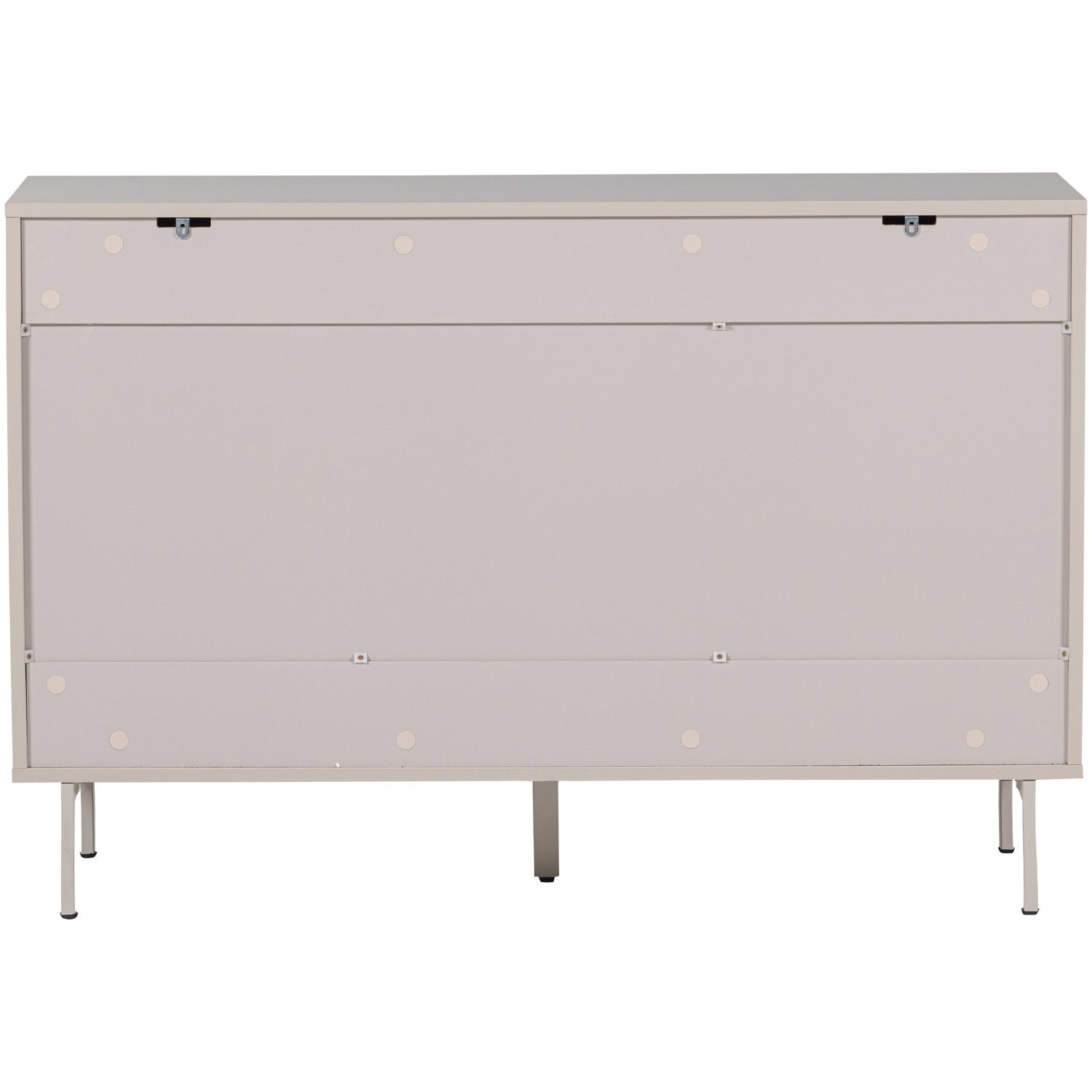 Cassettiera 6 cassetti grigio perla Tivo 120x80 cm