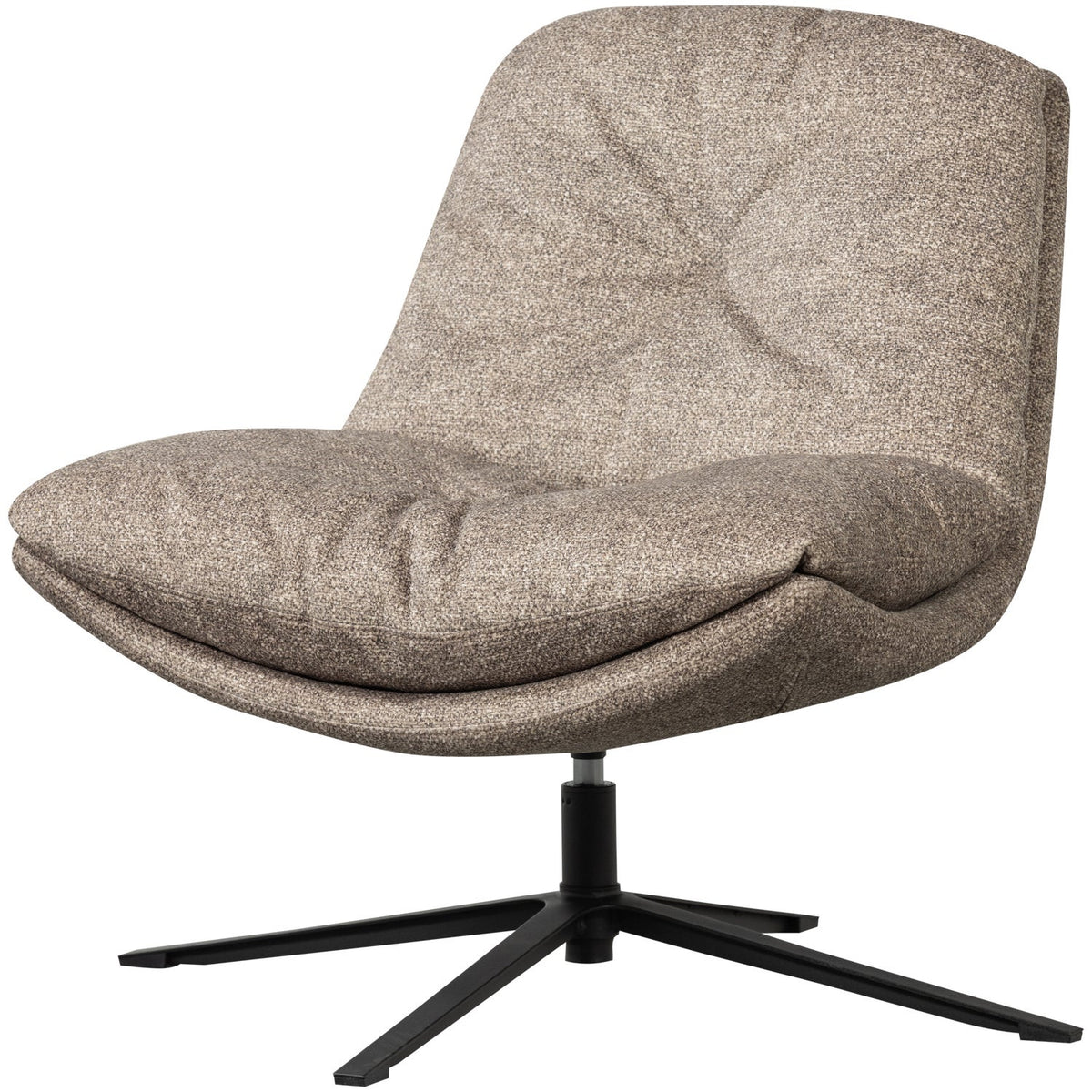 Poltrona girevole in poliestere Arve 82x86 cm