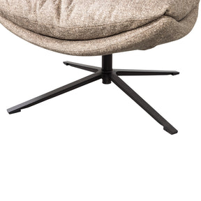 Poltrona girevole in poliestere Arve 82x86 cm