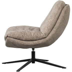 Poltrona girevole in poliestere Arve 82x86 cm