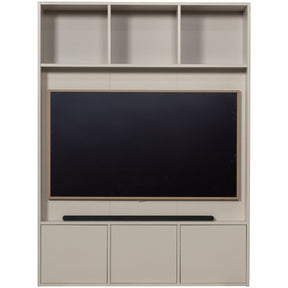 Mobile TV 3 ante in legno di pino Meggy 160x215 cm - modulo componibile