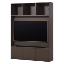 Mobile TV 3 ante in legno di pino Meggy 160x215 cm - modulo componibile