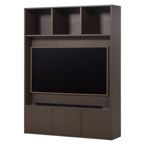Mobile TV 3 ante in legno di pino Meggy 160x215 cm - modulo componibile