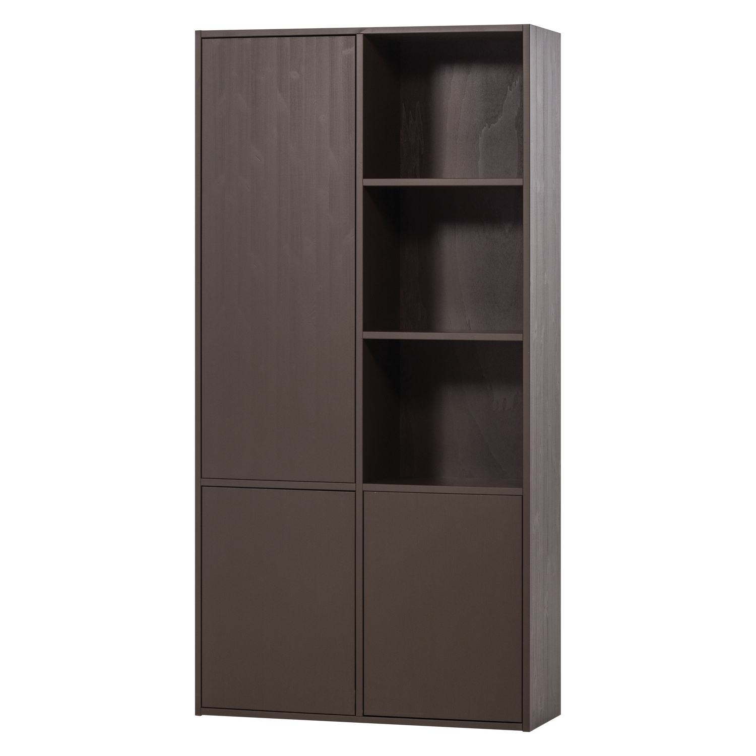 Armadio 3 ante in legno di pino Meggy 108x215 cm - modulo componibile