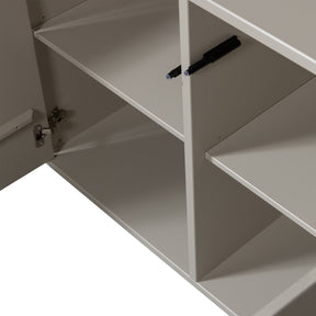 Armadio 3 ante in legno di pino Meggy 108x215 cm - modulo componibile
