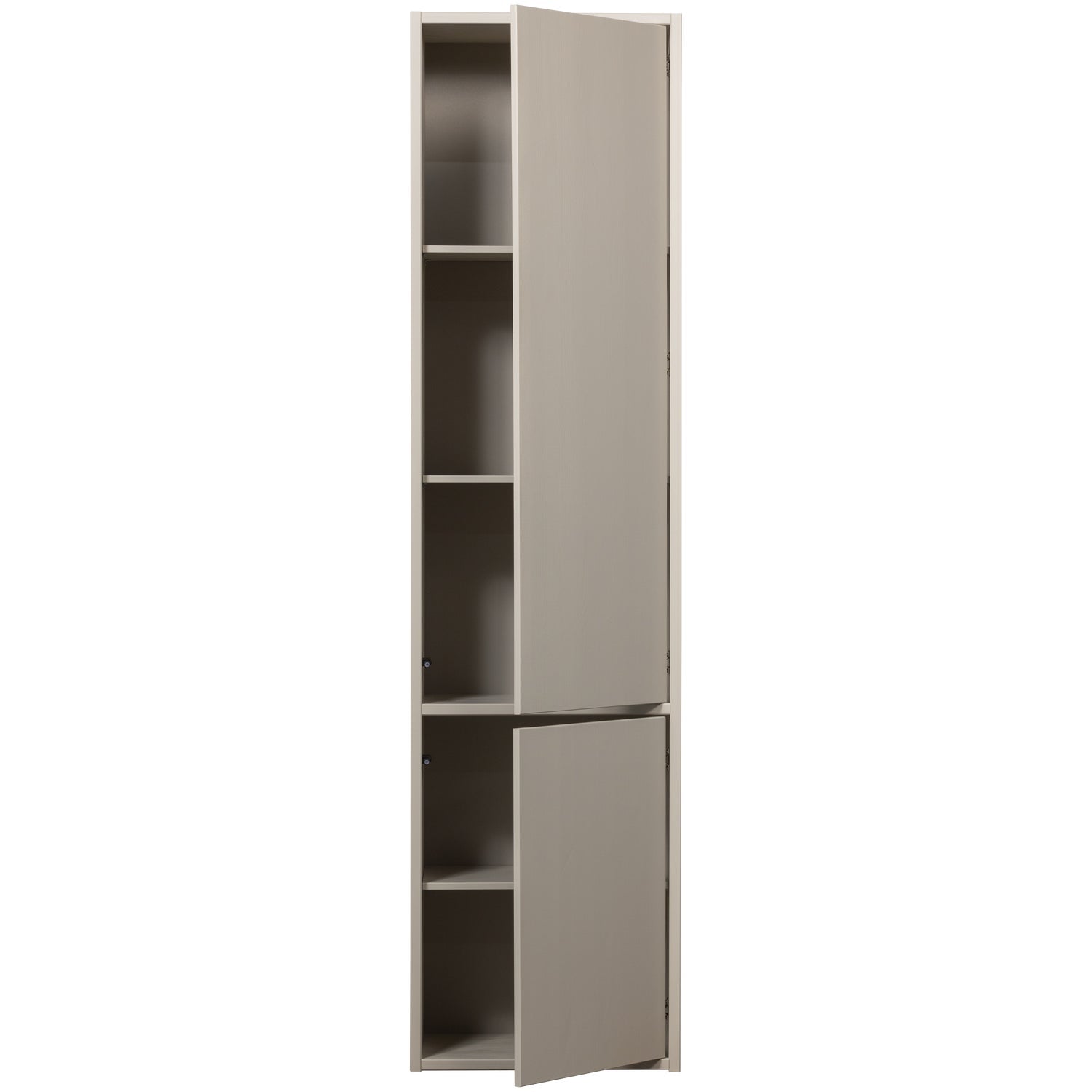 Armadio 2 ante in legno di pino Meggy 55x215 cm - modulo componibile