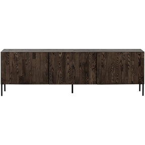 Mobile TV 3 ante in legno di frassino Gravure 180x56 cm