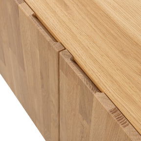 Mobile TV 3 ante in legno di frassino Gravure 180x56 cm