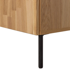 Mobile TV 3 ante in legno di frassino Gravure 180x56 cm