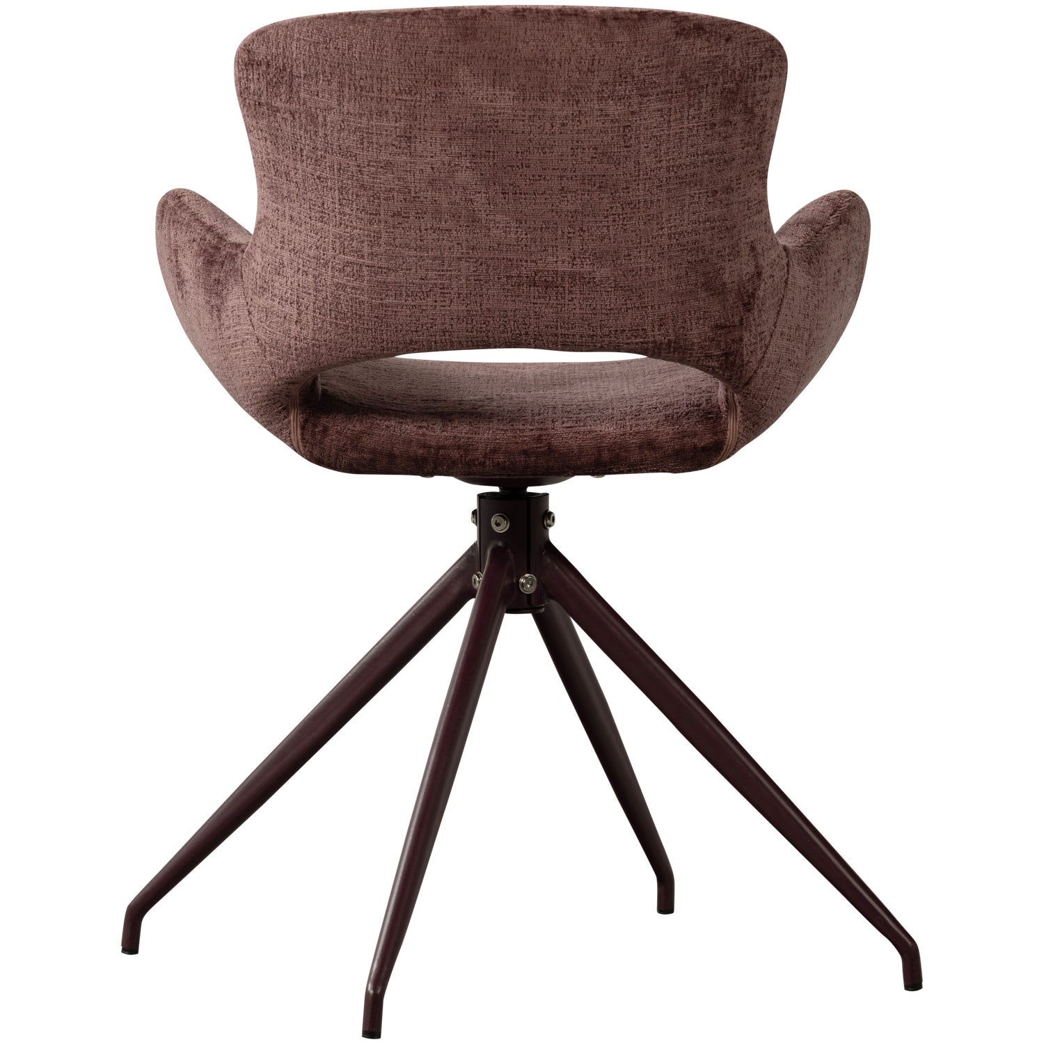 Set di 2 sedie da pranzo girevoli in velluto Eliva 58x58 cm