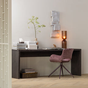 Tavolo consolle marrone scuro Maan 200x76 cm