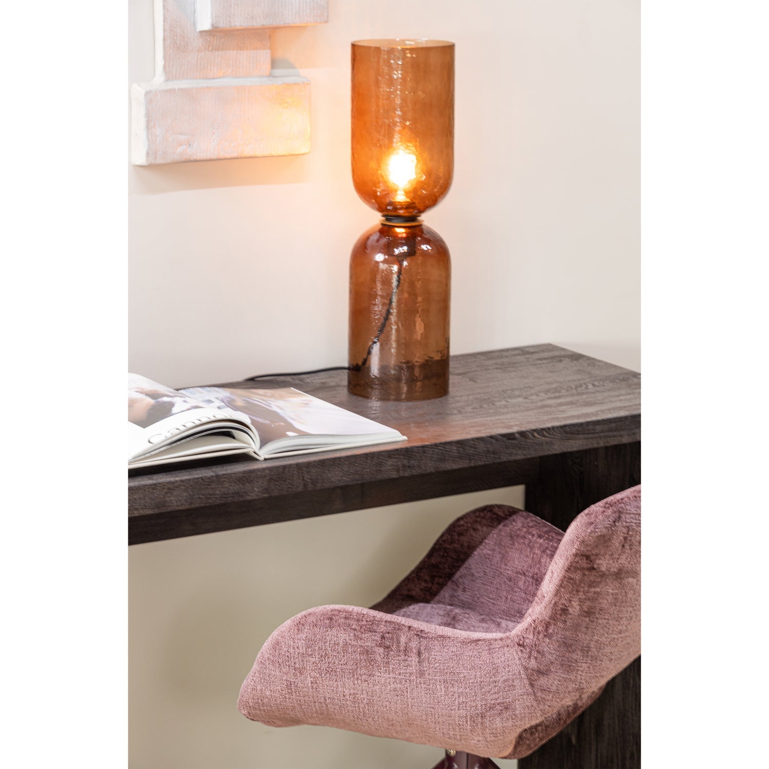 Set di 2 sedie da pranzo girevoli in velluto Eliva 58x58 cm