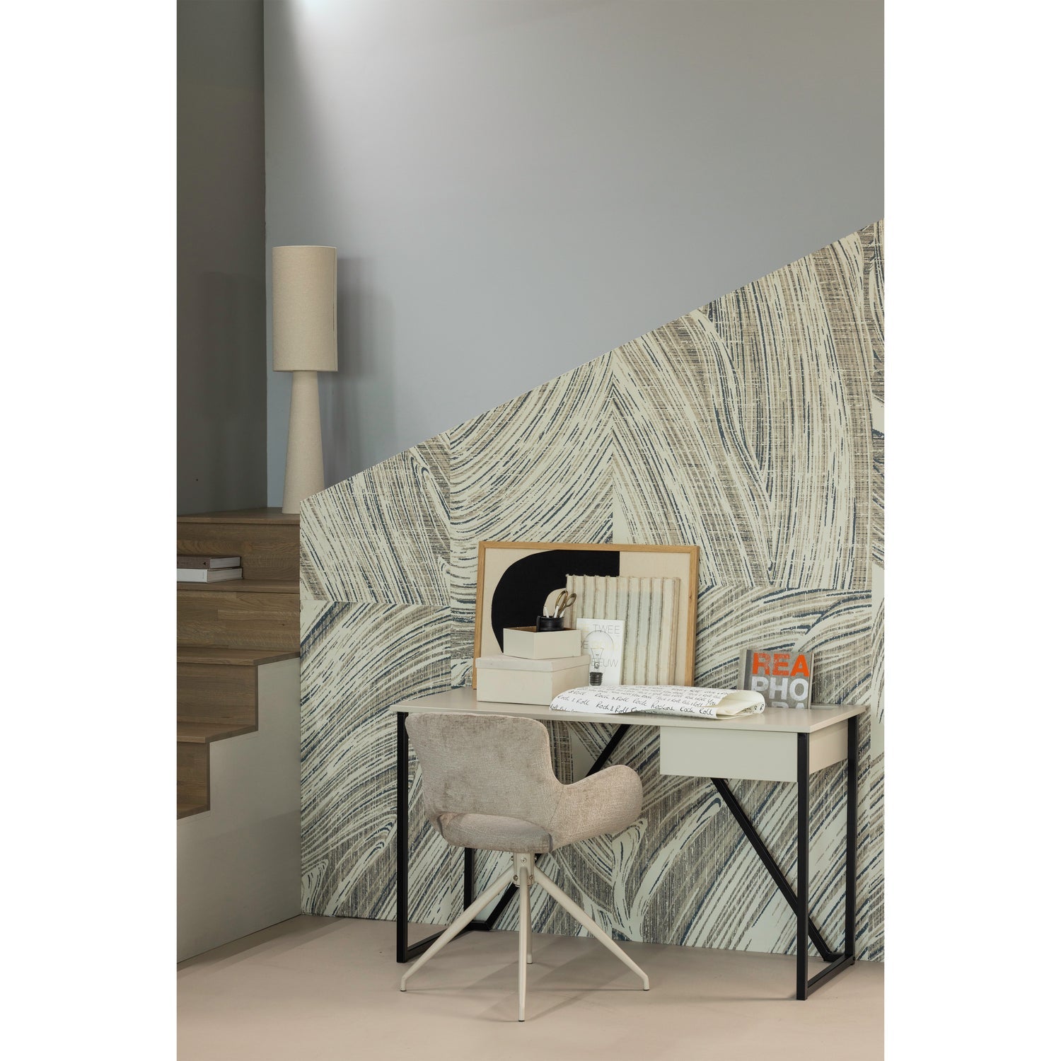 Set di 2 sedie da pranzo girevoli in velluto Eliva 58x58 cm