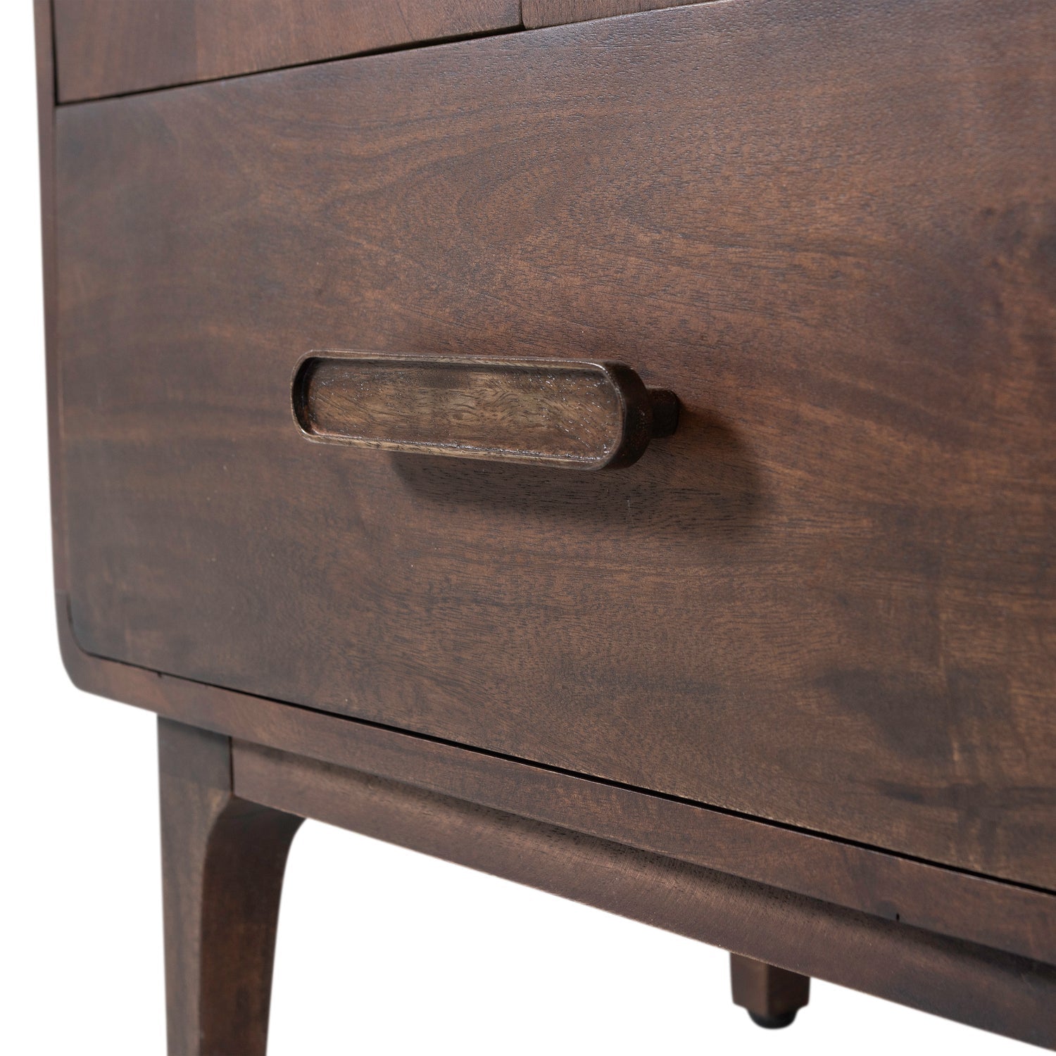Cassettiera 3 cassetti in legno di mango Liya 90x90 cm