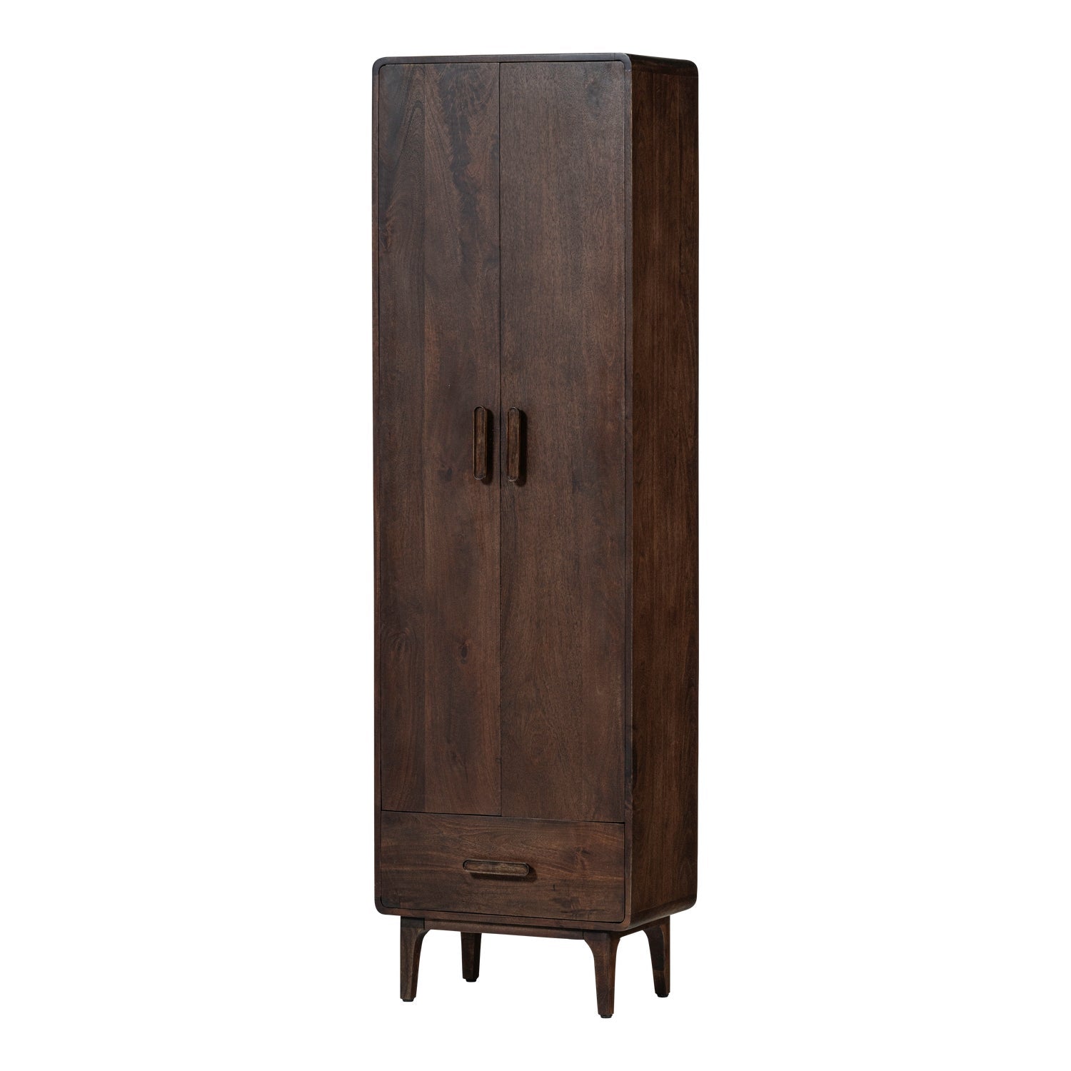 Credenza alta 2 ante 1 cassetto in legno di mango Liya 200x60 cm