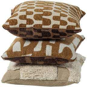 Set di 3 cuscini in cotone Fayden 45x45 cm
