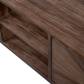 Mobile TV 4 ante in legno di teak Sun