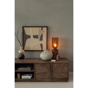 Lampada da tavolo in vetro Gigi 15x38 cm