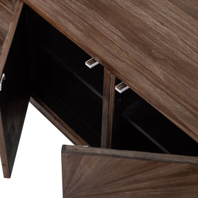 Mobile TV 4 ante in legno di teak Sun