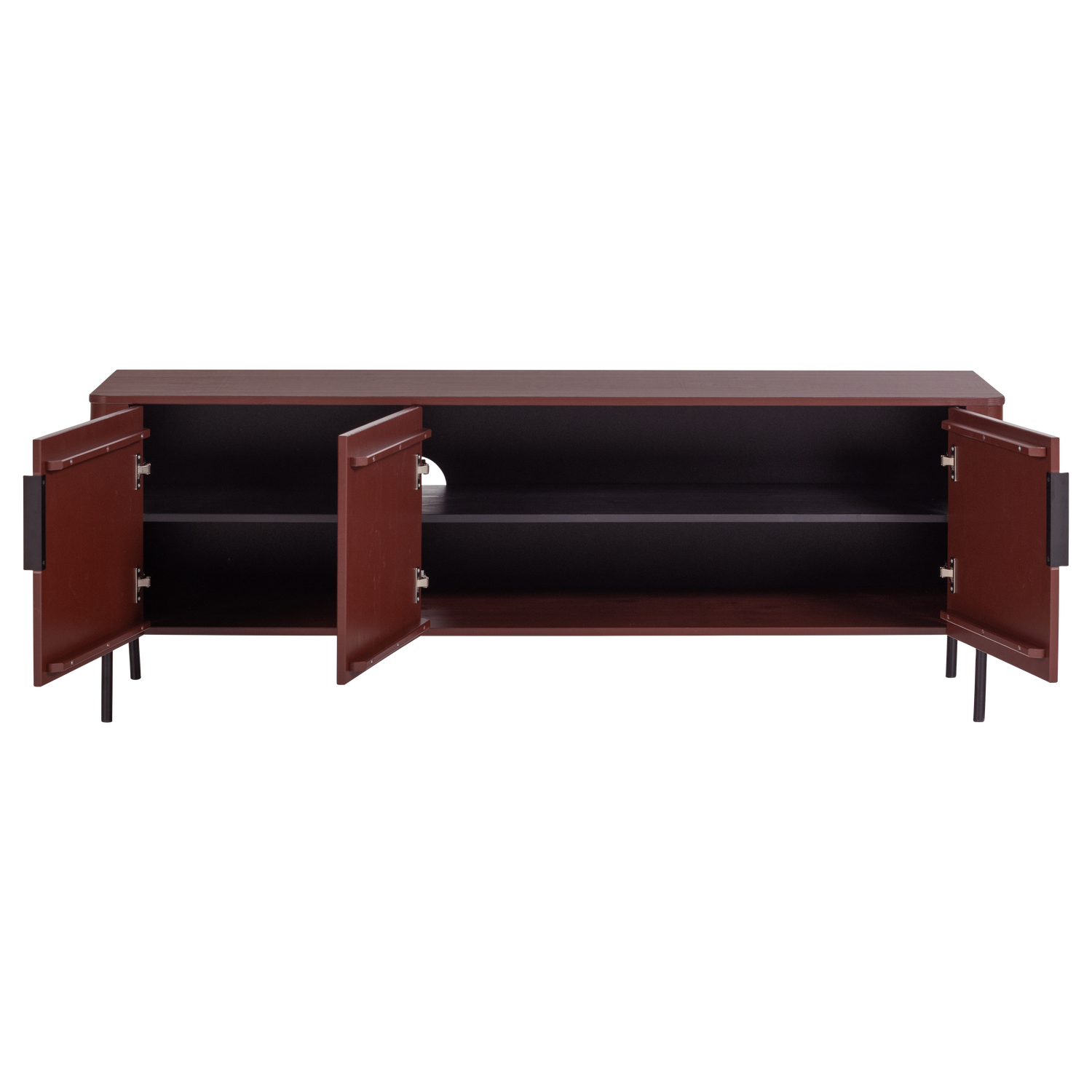 Mobile TV 3 ante in legno di pino Gunnar 154x56 cm