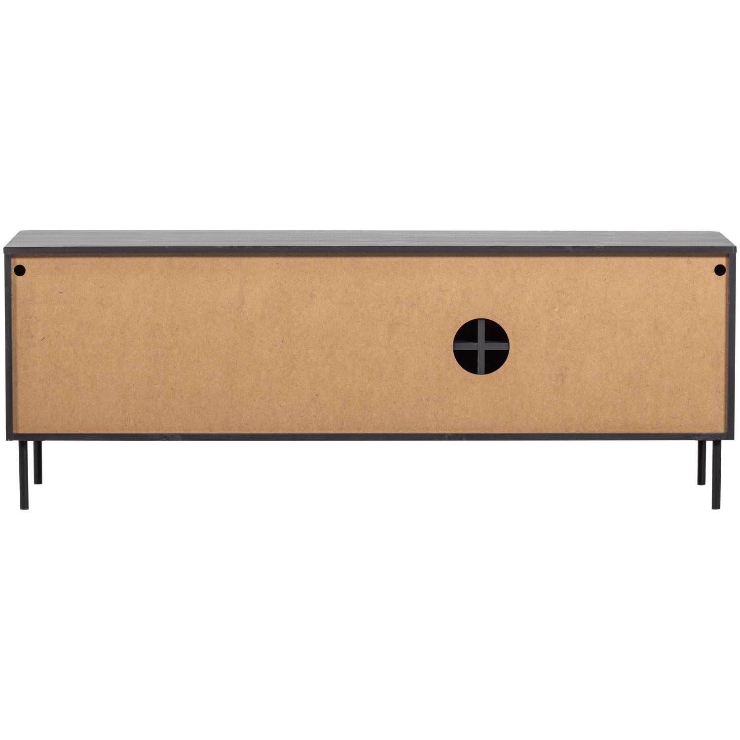 Mobile TV 3 ante in legno di pino Gunnar 154x56 cm