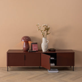Mobile TV 4 ante in legno di pino Gunnar 200x56 cm
