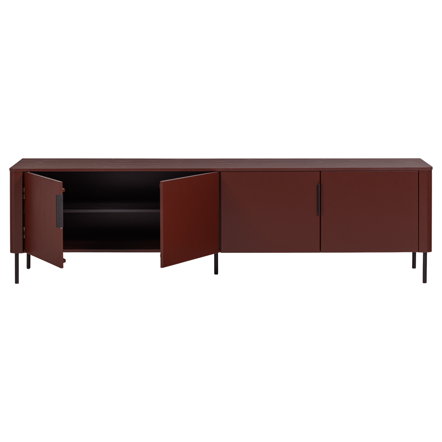 Mobile TV 4 ante in legno di pino Gunnar 200x56 cm