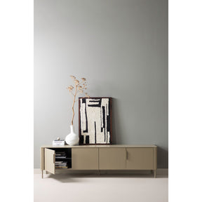 Mobile TV 4 ante in legno di pino Gunnar 200x56 cm