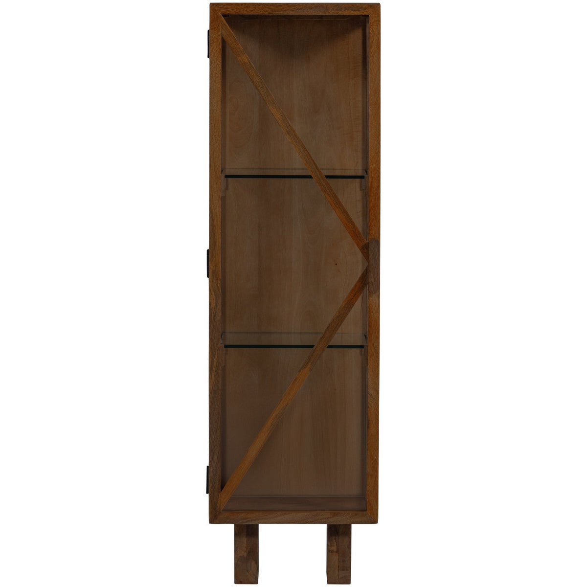 Credenza 1 anta in legno di mango Kella 137x40 cm
