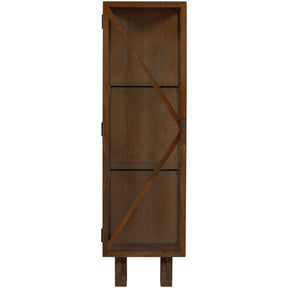 Credenza 1 anta in legno di mango Kella 137x40 cm