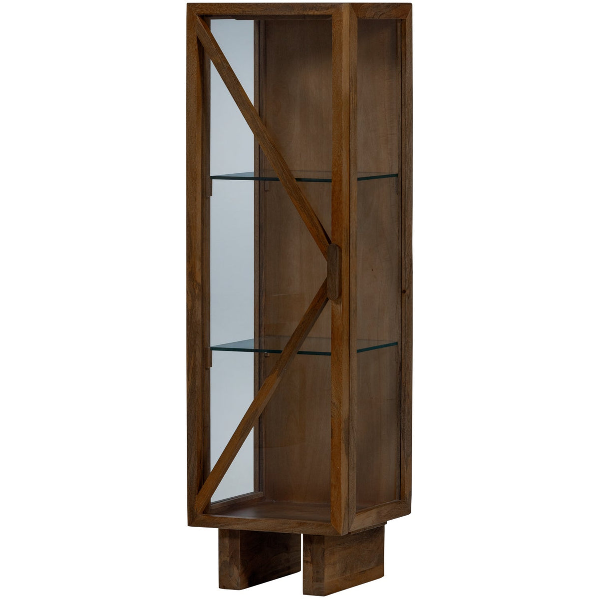 Credenza 1 anta in legno di mango Kella 137x40 cm