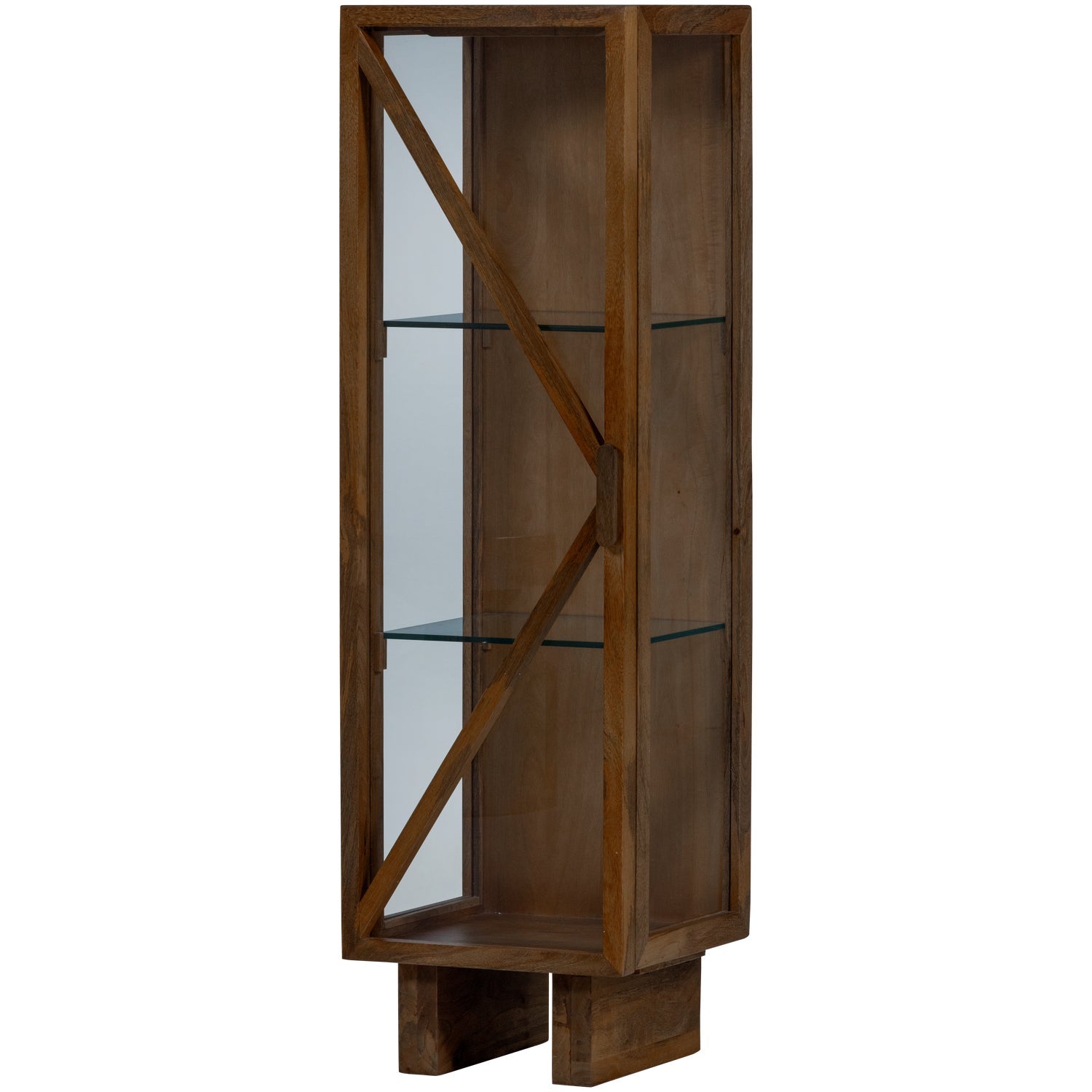 Credenza 1 anta in legno di mango Kella 137x40 cm