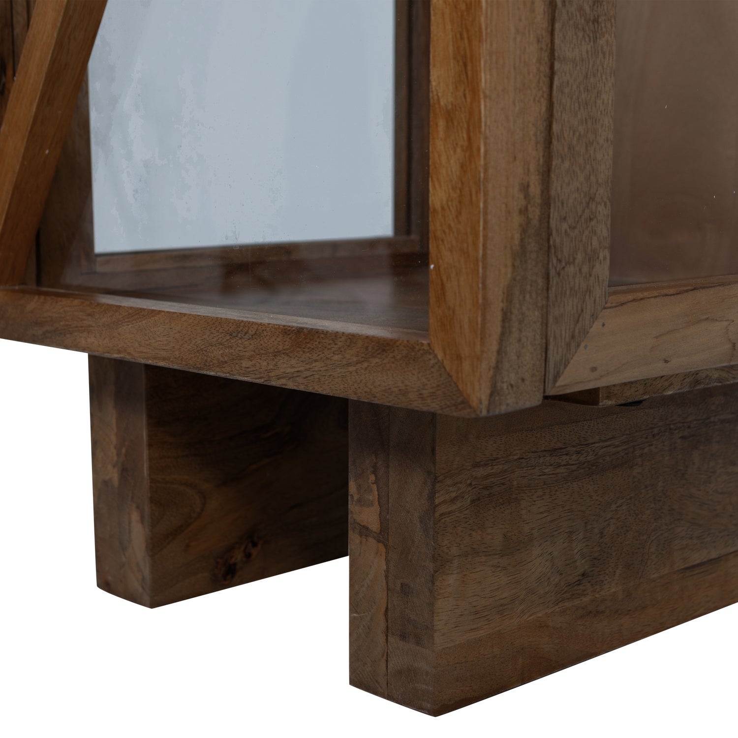 Credenza 1 anta in legno di mango Kella 137x40 cm