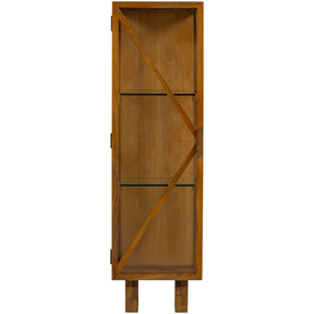 Credenza 1 anta in legno di mango Kella 137x40 cm