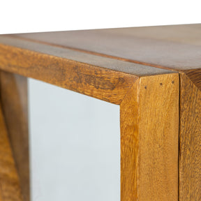 Credenza 1 anta in legno di mango Kella 137x40 cm
