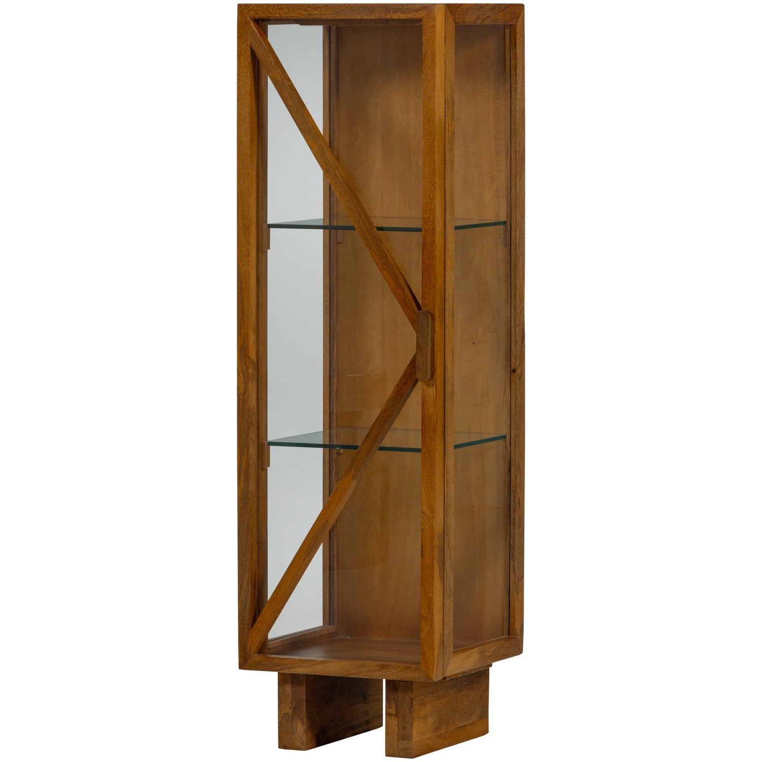 Credenza 1 anta in legno di mango Kella 137x40 cm