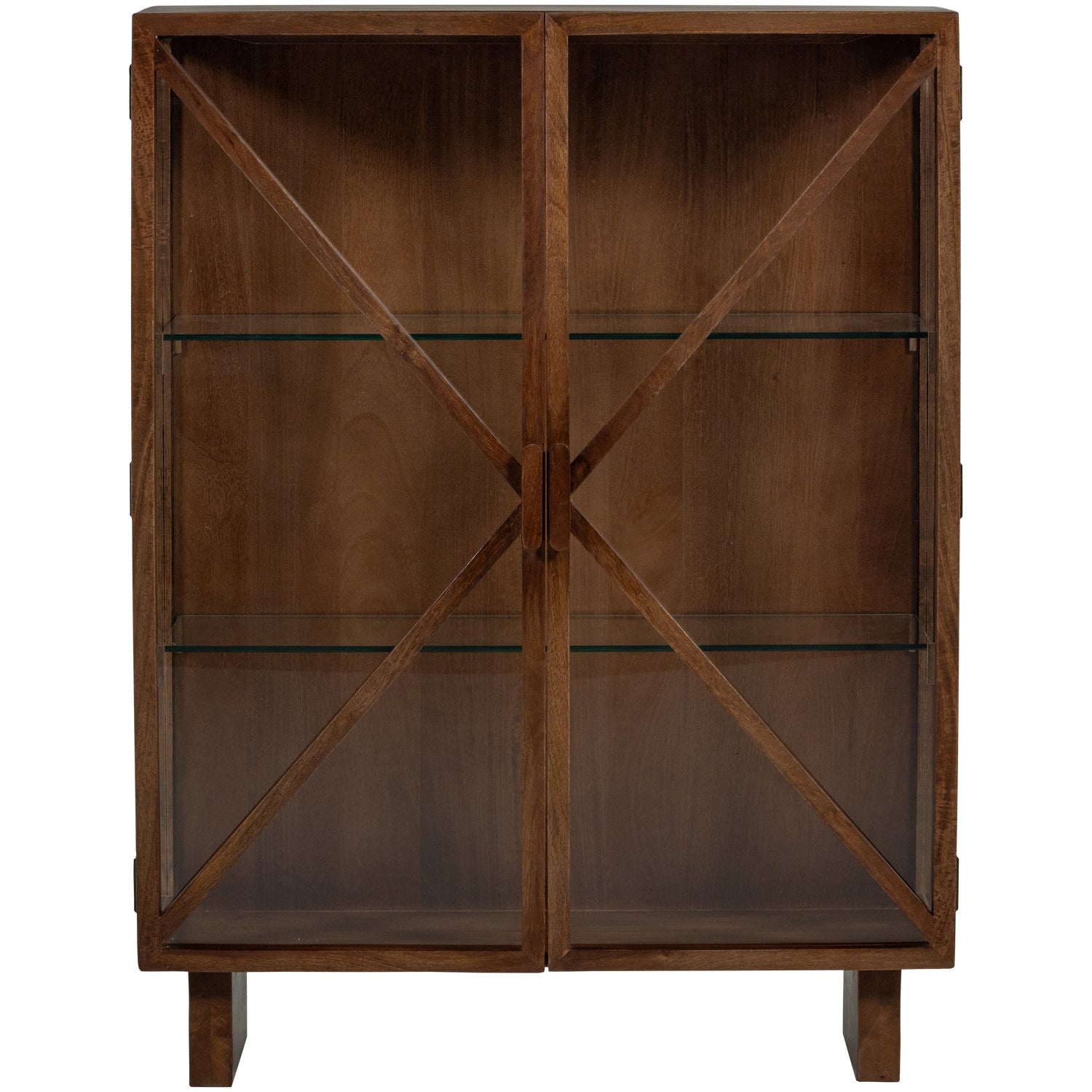Credenza 2 ante in legno di mango Kella 100x132 cm