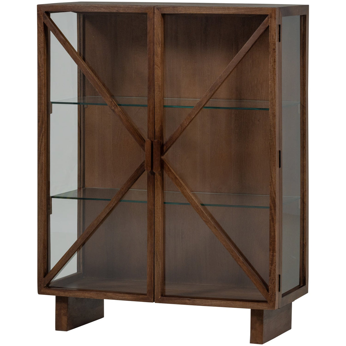 Credenza 2 ante in legno di mango Kella 100x132 cm