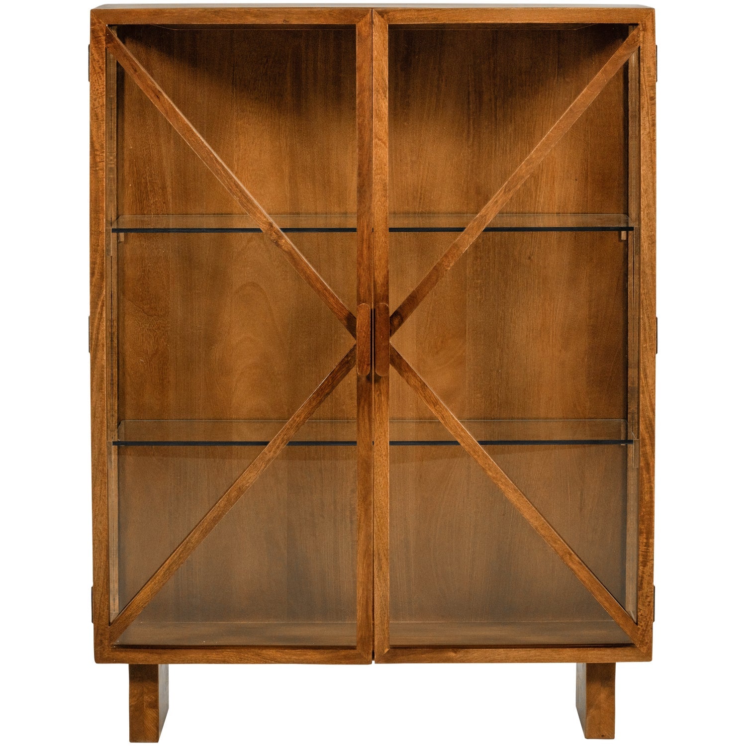 Credenza 2 ante in legno di mango Kella 100x132 cm