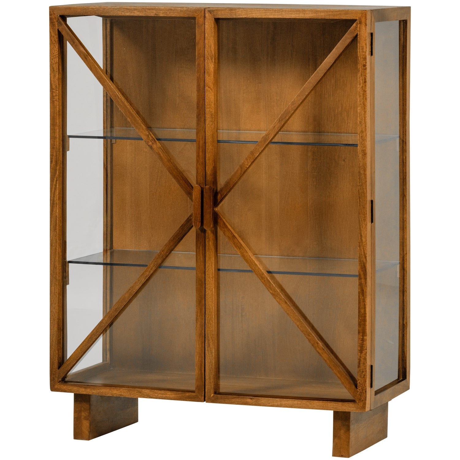 Credenza 2 ante in legno di mango Kella 100x132 cm