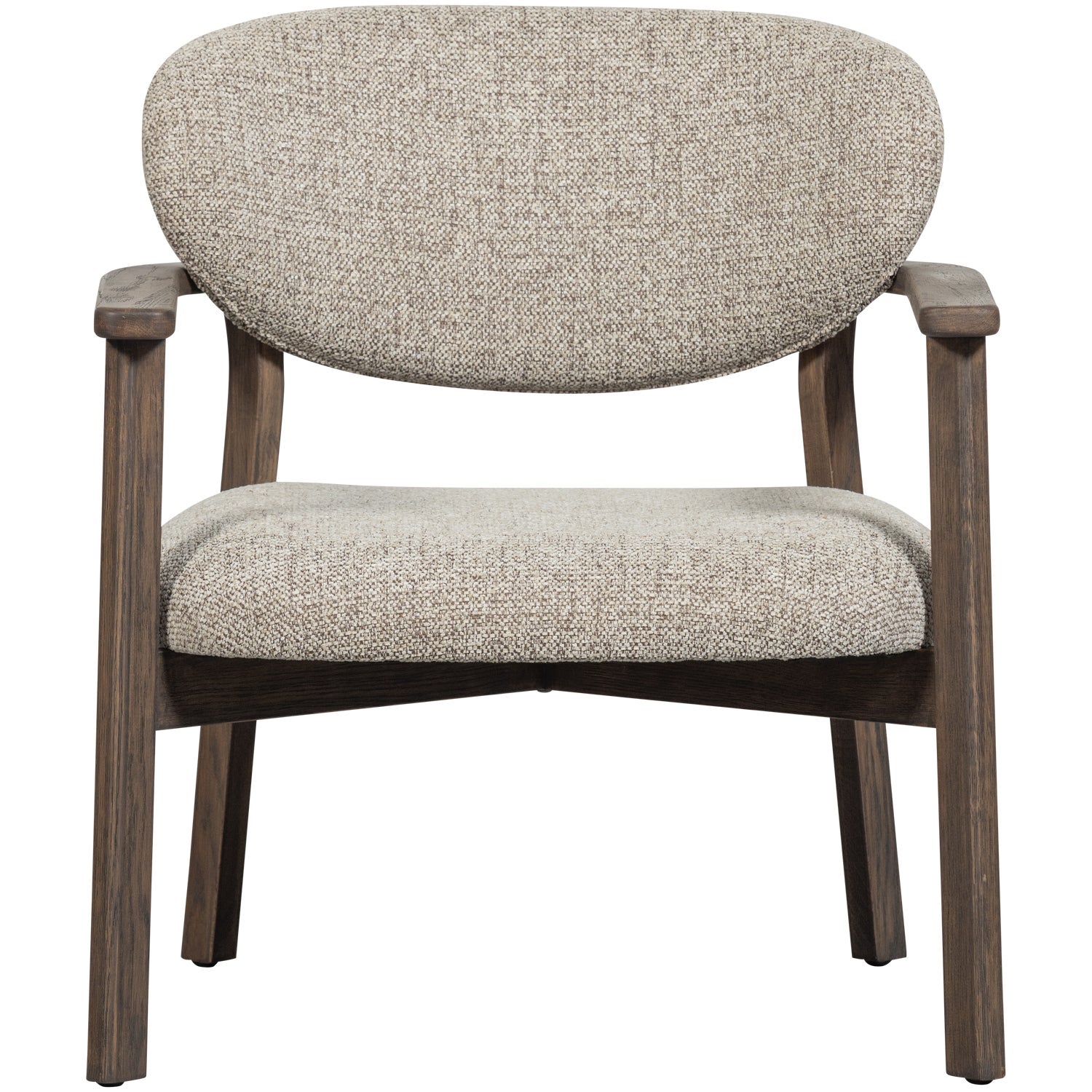 Poltrona in tessuto con braccioli Udar 68x76 cm